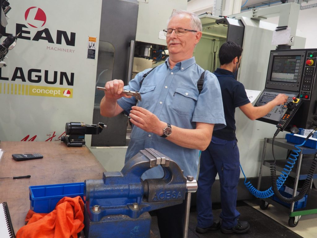 Uczniowie podczas zajęć w PCKZ